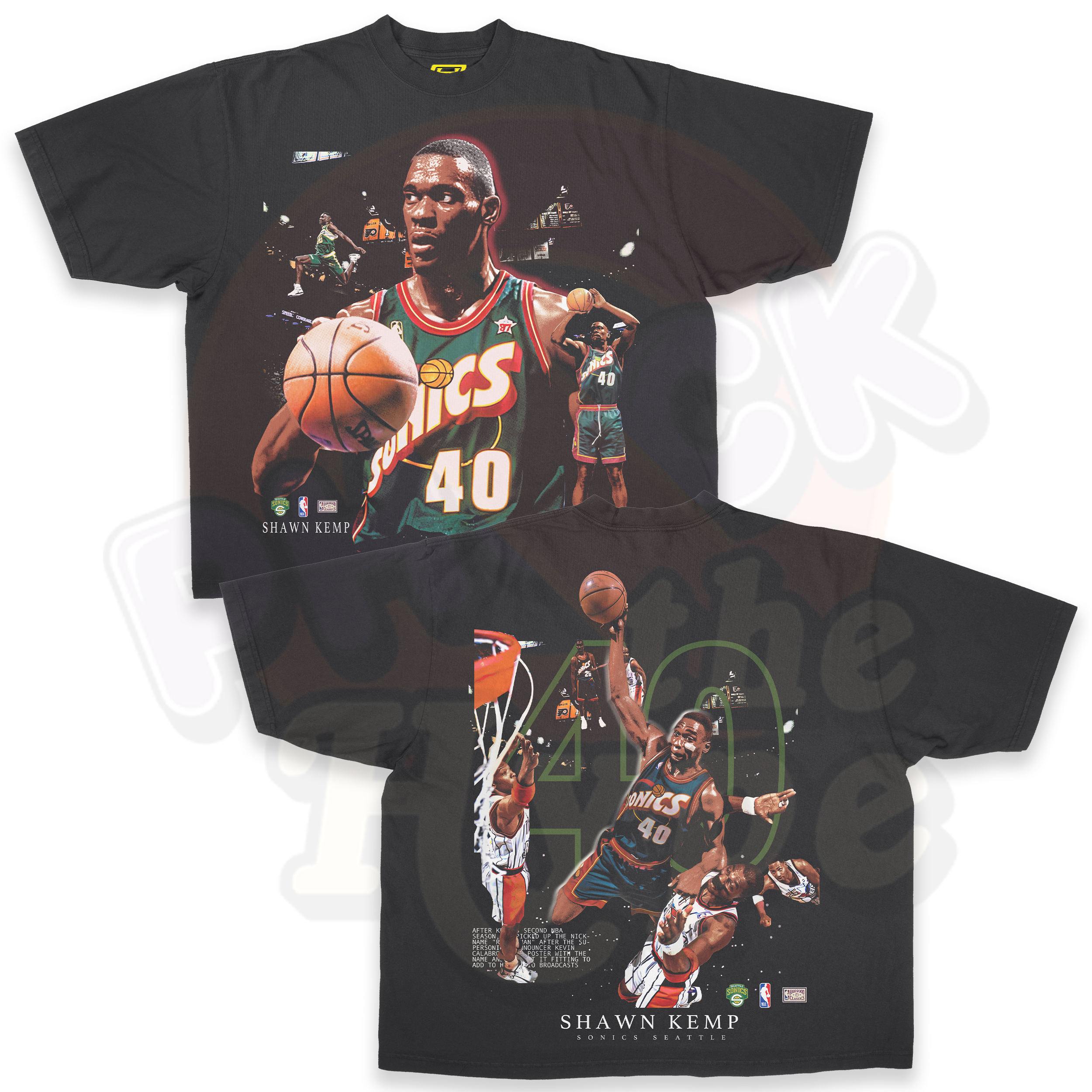 "Shawn Kemp" [Super Sonics] - Tee