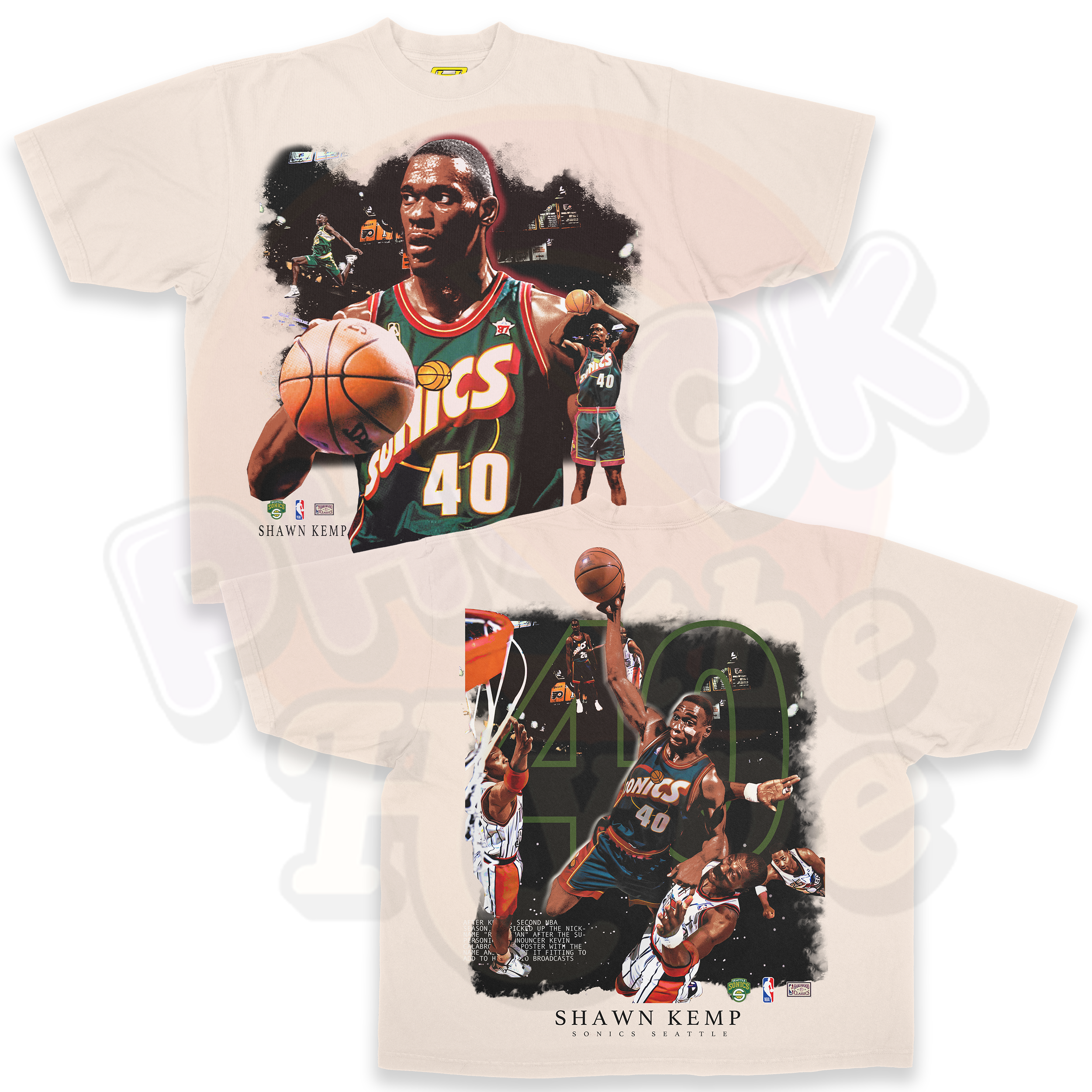 "Shawn Kemp" [Super Sonics] - Tee