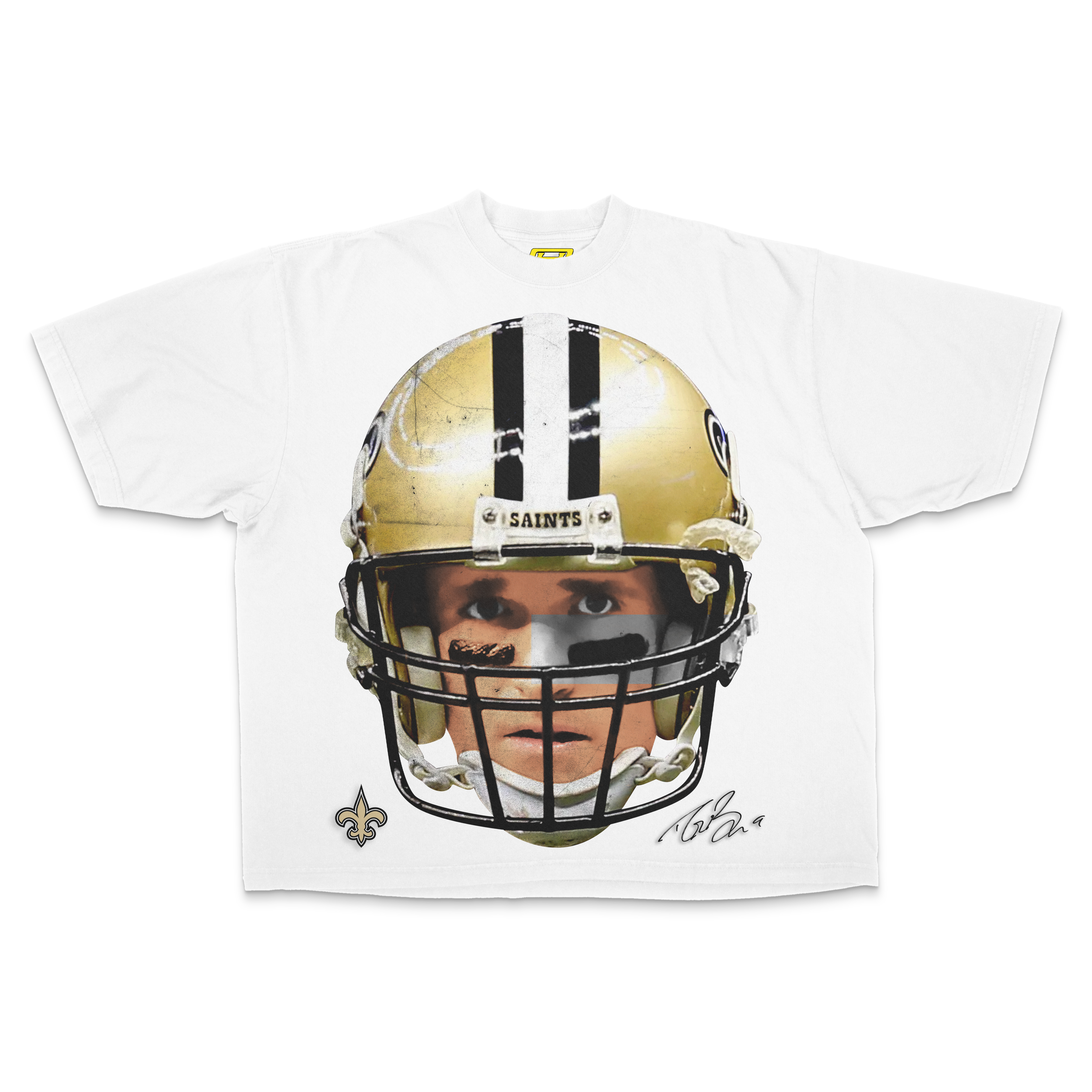 "New Orlean Saints" [Drew Brees] OVERSIZE - Tee