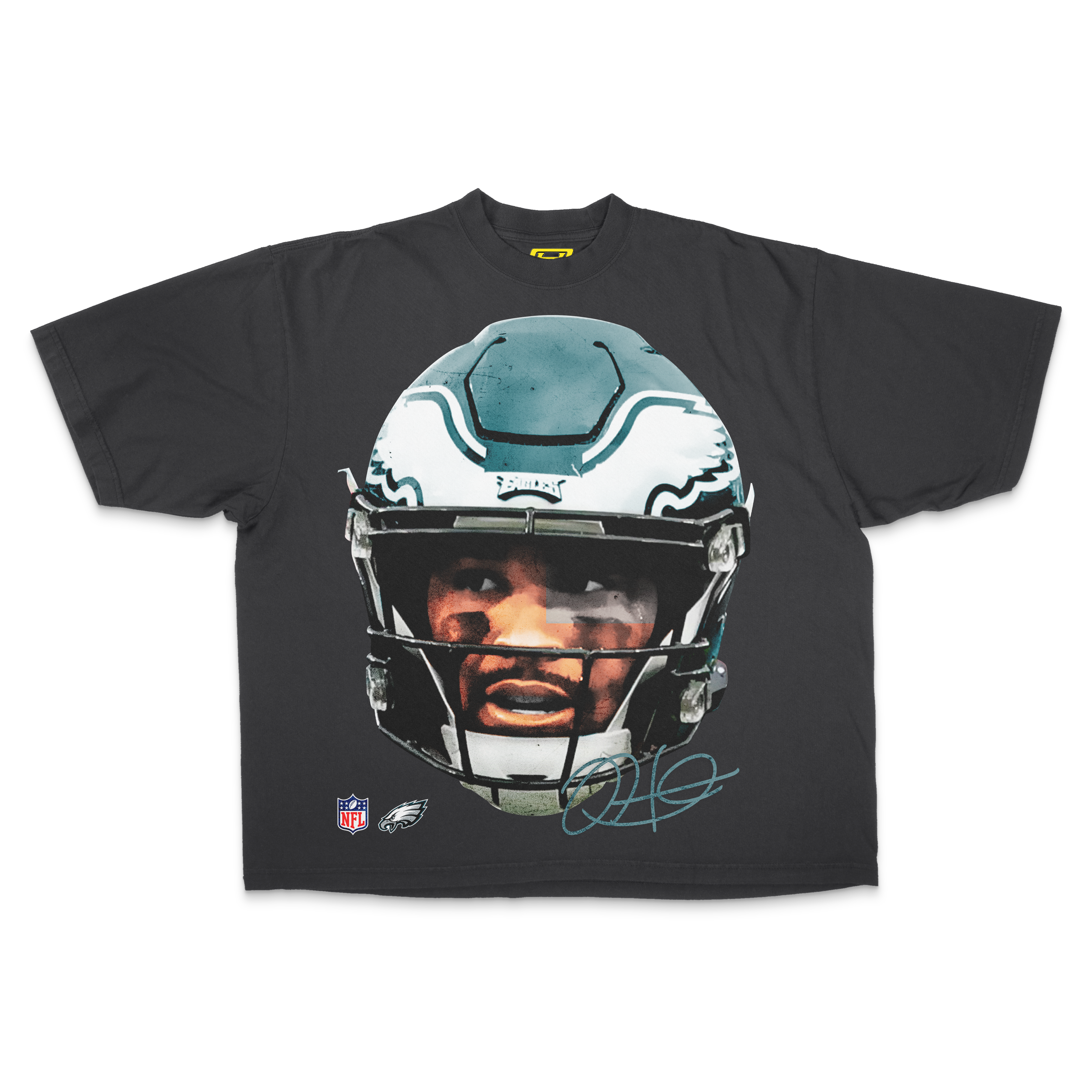 "Philadelphia Eagles" [Jalen Hurts] OVERSIZE - Tee