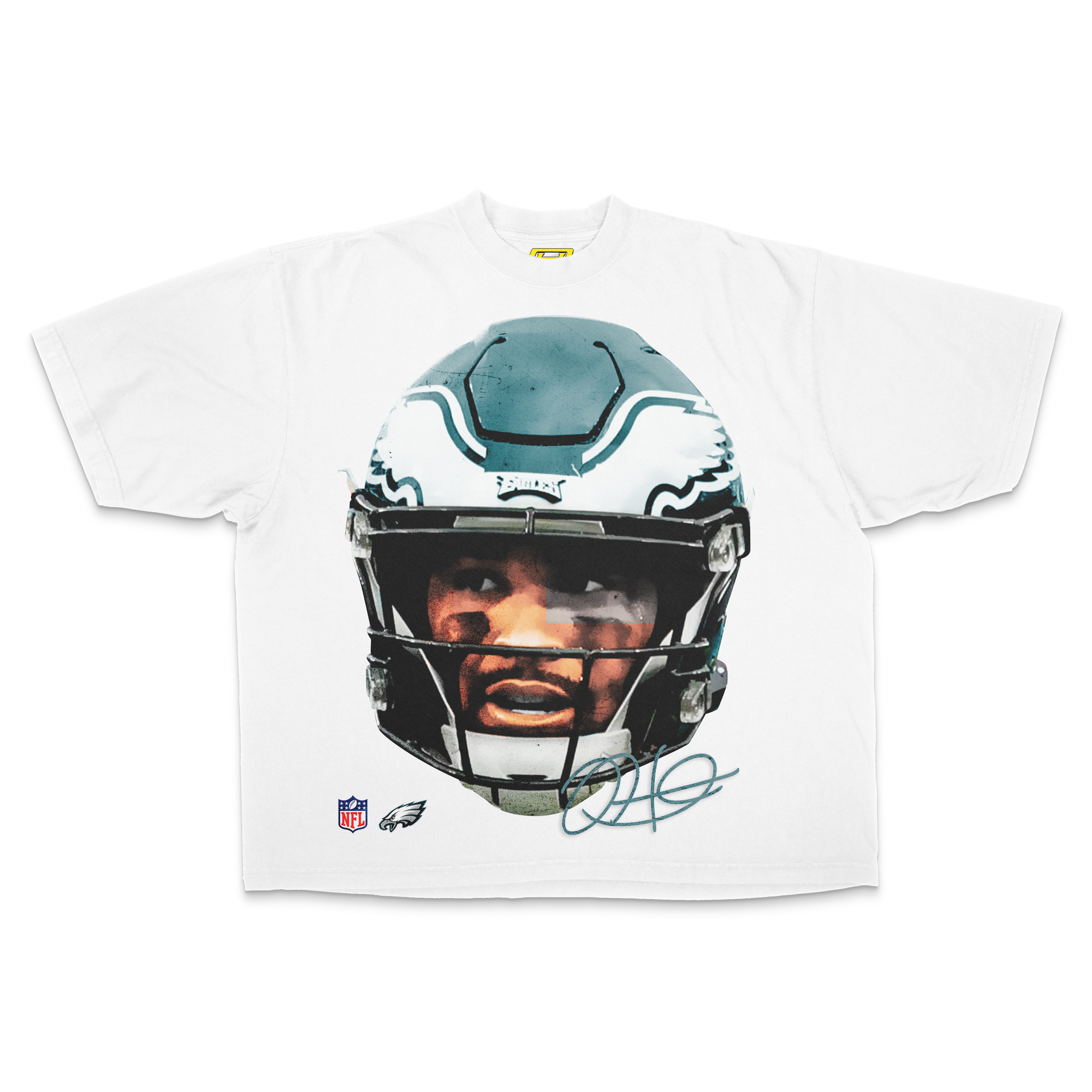"Philadelphia Eagles" [Jalen Hurts] OVERSIZE - Tee